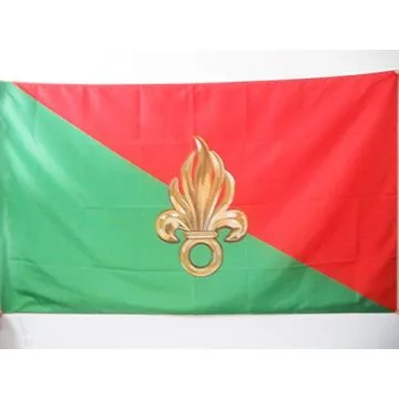 DRAPEAU FRANCE LÉGION ÉTRANGÈRE 90x60cm - DRAPEAU ARMÉE FRANÇAISE 60 x 90 cm Fourreau pour hampe