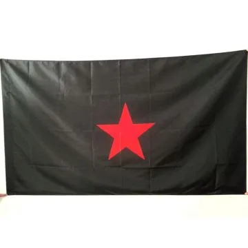 DRAPEAU ARMÍ?E ZAPATISTE DE LIBÍ?RATION NATIONALE 90x60cm - DRAPEAU EZLN MEXIQUE 60 x 90 cm Fourreau pour hampe
