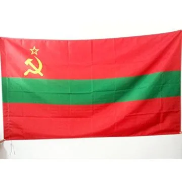 DRAPEAU TRANSNISTRIE 90x60cm - DRAPEAU RÍ?PUBLIQUE MOLDAVE DU DNIESTR - MOLDAVIE 60 x 90 cm Fourreau pour hampe
