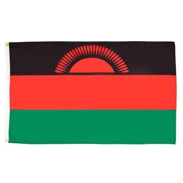 DRAPEAU MALAWI 90x60cm - DRAPEAU MALAWITE 60 x 90 cm - DRAPEAUX