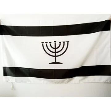 DRAPEAU YIDDISH 90x60cm - DRAPEAU JUIF YIDISH 60 x 90 cm Fourreau pour hampe