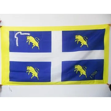 DRAPEAU VILLE DE TURIN 90x60cm - DRAPEAU TURINOIS - TORINO 60 x 90 cm Fourreau pour hampe
