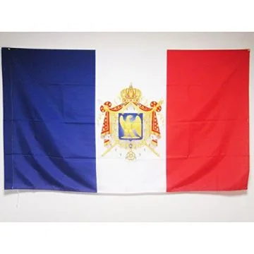 DRAPEAU FRANCE SECOND EMPIRE 1852-1870 90x60cm - DRAPEAU FRANÇAIS - NAPOLEON III 60 x 90 cm Fourreau pour hampe