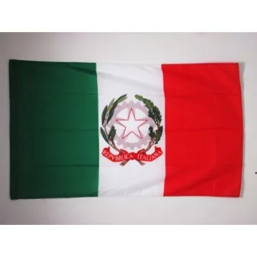 DRAPEAU PAVILLON D\'Í?TAT D\'ITALIE 90x60cm - DRAPEAU ITALIEN 60 x 90 cm Fourreau pour hampe