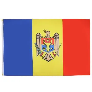 DRAPEAU MOLDAVIE 90x60cm - DRAPEAU MOLDAVE 60 x 90 cm - DRAPEAUX