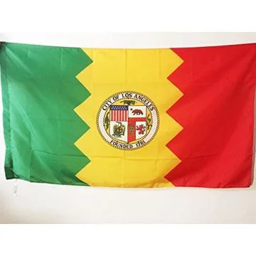 DRAPEAU LOS ANGELES 90x60cm - DRAPEAU VILLE DE LOS ANGELES - CALIFORNIE 60 x 90 cm Fourreau pour hampe