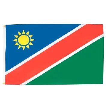 DRAPEAU NAMIBIE 90x60cm - DRAPEAU NAMIBIEN 60 x 90 cm - DRAPEAUX