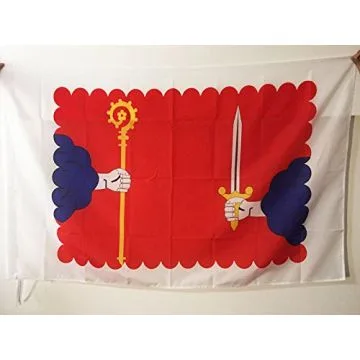 DRAPEAU HAUTE-LOIRE 90x60cm - DRAPEAU DÍ?PARTEMENT ALTILIGÍ?RIEN 60 x 90 cm Fourreau pour hampe