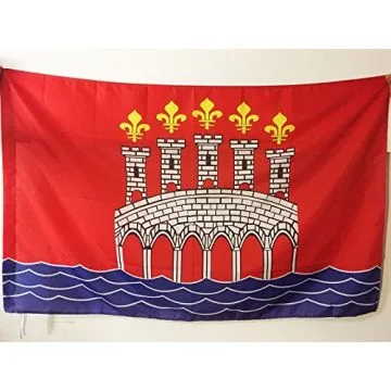DRAPEAU LOT 90x60cm - DRAPEAU DÍ?PARTEMENT LOTOIS 60 x 90 cm Fourreau pour hampe
