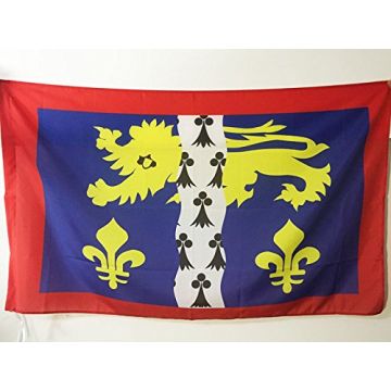 DRAPEAU MAYENNE 90x60cm - DRAPEAU DÍ?PARTEMENT MAYENNAIS 60 x 90 cm Fourreau pour hampe