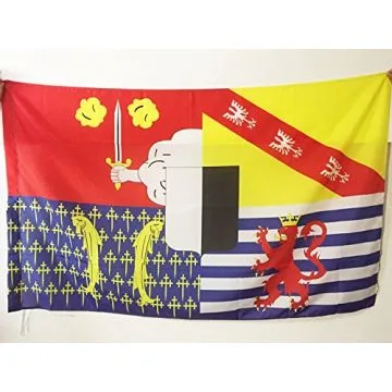DRAPEAU MOSELLE 90x60cm - DRAPEAU DÍ?PARTEMENT MOSSELAN 60 x 90 cm Fourreau pour hampe