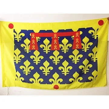 DRAPEAU PAS-DE-CALAIS 90x60cm - DRAPEAU DÍ?PARTEMENT CALAISIEN 60 x 90 cm Fourreau pour hampe