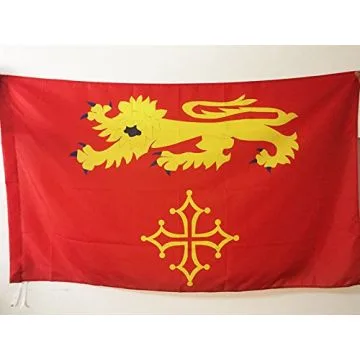 DRAPEAU TARN-ET-GARONNE 90x60cm - DRAPEAU DÍ?PARTEMENT TARN-ET-GARONNAIS 60 x 90 cm Fourreau pour hampe