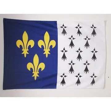 DRAPEAU ARMOIRIES DE LA VENDÍ?E 90x60cm - DRAPEAU VENDÍ?EN CATHOLIQUE 60 x 90 cm Fourreau pour hampe