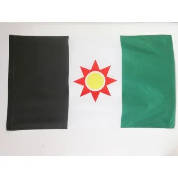 DRAPEAU KURDISTAN IRAKIEN 90x60cm - DRAPEAU KURD 60 x 90 cm Fourreau pour hampe