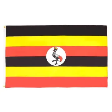 DRAPEAU OUGANDA 90x60cm - DRAPEAU OUGANDAIS 60 x 90 cm - DRAPEAUX