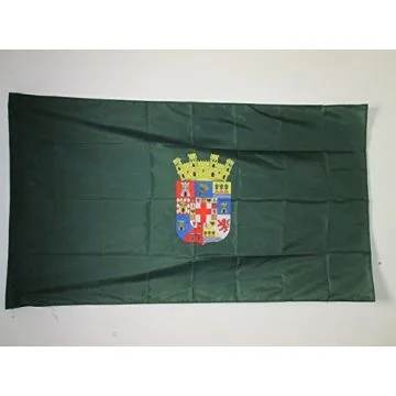 DRAPEAU PROVINCE Dâ??ALMERÍA 90x60cm - DRAPEAU ALMERIA EN ANDALOUSIE 60 x 90 cm Fourreau pour hampe