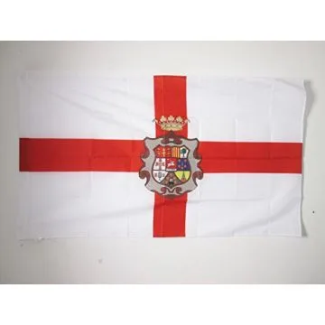 DRAPEAU PROVINCE DE HUESCA 90x60cm - DRAPEAU HUESCA EN ARAGON 60 x 90 cm Fourreau pour hampe
