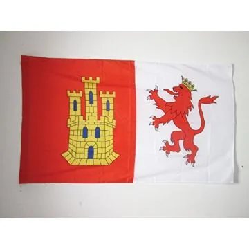 DRAPEAU PROVINCE DE CÁCERES 90x60cm - DRAPEAU CACERES EN ESTREMADURE 60 x 90 cm Fourreau pour hampe