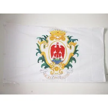 DRAPEAU VILLE DE NICE 90x60cm - DRAPEAU DE NICE 60 x 90 cm Fourreau pour hampe