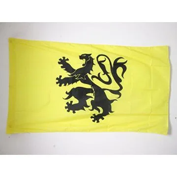 DRAPEAU PAYS DE LÍ?ON 90x60cm - DRAPEAU LÍ?ONAIS EN BRO LEON 60 x 90 cm Fourreau pour hampe