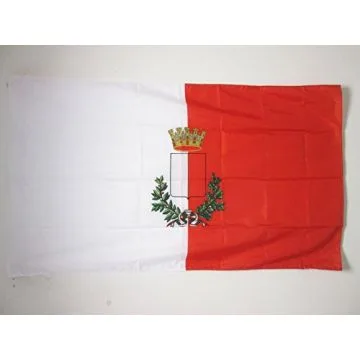 DRAPEAU BARI 90x60cm - DRAPEAU VILLE DE BARI 60 x 90 cm Fourreau pour hampe