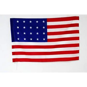 Drapeau Etats-Unis 1818-1819 20 étoiles 90x60cm - Drapeau américain ancien 60 x 90 cm Fourreau pour hampe