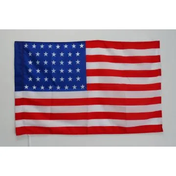 Drapeau Etats-Unis 1891-1896 44 étoiles 90x60cm - Drapeau américain ancien 60 x 90 cm Fourreau pour hampe