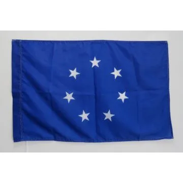 Drapeau Enseigne navale Etats Confédérés 1861-1863 90x60cm - Drapeau Confédération 60 x 90 cm Fourreau pour hampe