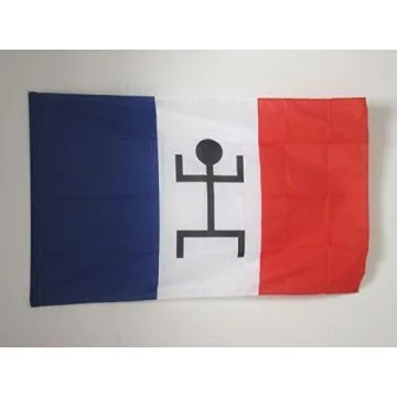DRAPEAU SOUDAN FRANÍ?AIS 1892-1959 90x60cm - DRAPEAU DE L\'ANCIEN MALI 60 x 90 cm Fourreau pour hampe