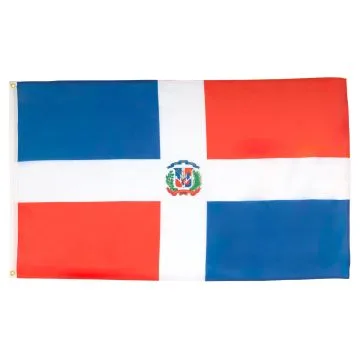 DRAPEAU RÉPUBLIQUE DOMINICAINE 90x60cm - DRAPEAU DOMINICAIN 60 x 90 cm - DRAPEAUX