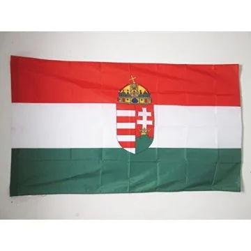DRAPEAU ROYAUME DE HONGRIE 1920-1946 90x60cm - DRAPEAU ROYAL HONGROIS 60 x 90 cm Fourreau pour hampe