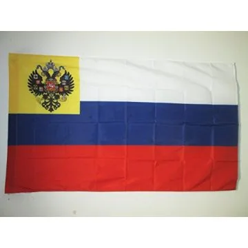 DRAPEAU EMPIRE RUSSE 1914-1917 90x60cm - DRAPEAU IMPÍ?RIAL DE RUSSIE 60 x 90 cm Fourreau pour hampe