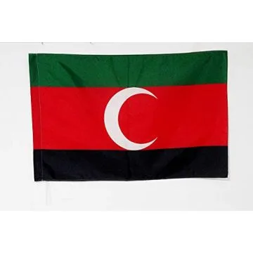 Drapeau Fur Du Darfour au Soudan 90x60cm - Drapeau soudanais 60 x 90 cm Fourreau pour hampe