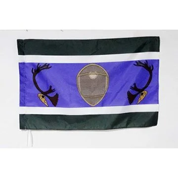 Drapeau Innus du Québec et Labrador 90x60cm - Drapeau Montagnais-Naskapis Innu 60 x 90 cm Fourreau pour hampe