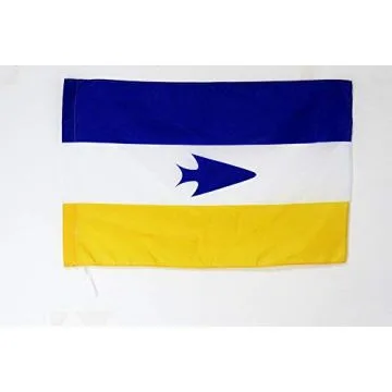 Drapeau Mapuches-Tehuelches d\'Argentine 90x60cm - Drapeau amérindien Mapudungun 60 x 90 cm Fourreau pour hampe