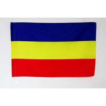 Drapeau Khmers Krom du Viêt Nam 90x60cm - Drapeau khmère 60 x 90 cm Fourreau pour hampe