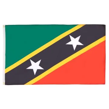 DRAPEAU SAINT KITTS ET NEVIS 90x60cm - DRAPEAU KITTITIEN-NEVICIEN 60 x 90 cm - DRAPEAUX
