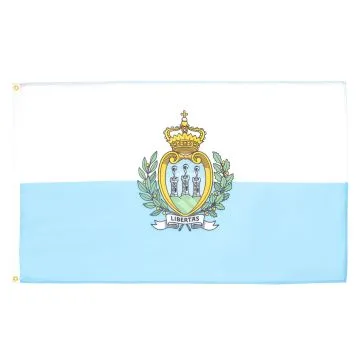 DRAPEAU SAINT MARIN 90x60cm - DRAPEAU SAINT-MARINAIS 60 x 90 cm - DRAPEAUX