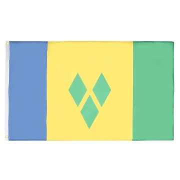 DRAPEAU SAINT VINCENT 90x60cm - DRAPEAU SAINT-VINCENTAIS 60 x 90 cm - DRAPEAUX