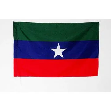 Drapeau Ogaden indépendantiste en Ethiopie 90x60cm - Drapeau du FNLO 60 x 90 cm Fourreau pour hampe