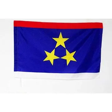 Drapeau Province autonome de Voïvodine en Serbie 90x60cm - Drapeau serbe 60 x 90 cm Fourreau pour hampe