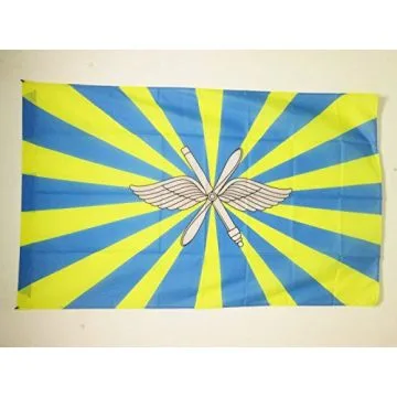 DRAPEAU ARMÍ?E DE L\'AIR DE LA RUSSIE 90x60cm - DRAPEAU DE LA FORCE AÍ?RIENNE RUSSE 60 x 90 cm Fourreau pour hampe