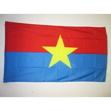 DRAPEAU FRONT NATIONAL DE LIBÍ?RATION DU SUD VIÍ?T NAM 90x60cm - DRAPEAU DU VIET-CONG 60 x 90 cm Fourreau pour hampe