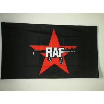 DRAPEAU FRACTION ARMÍ?E ROUGE 90x60cm - DRAPEAU BANDE Í? BAADER - RAF 60 x 90 cm Fourreau pour hampe