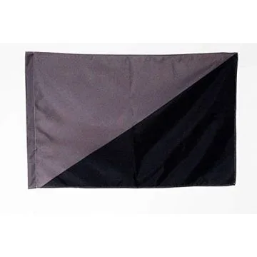 DRAPEAU ANARCHO-AGORISME 90x60cm - DRAPEAU ANARCHISTE AGORISTE 60 x 90 cm Fourreau pour hampe