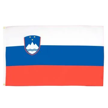 DRAPEAU SLOVÉNIE 90x60cm - DRAPEAU SLOVÈNE 60 x 90 cm - DRAPEAUX