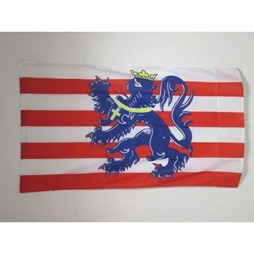 DRAPEAU BRUGES 90x60cm - DRAPEAU BRUGGE EN FLANDRES 60 x 90 cm Fourreau pour hampe