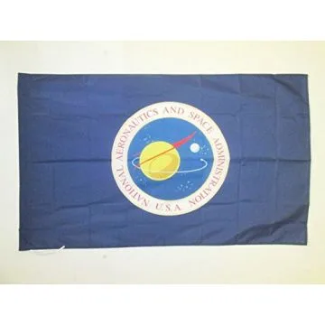 DRAPEAU NASA DES ETATS-UNIS 90x60cm - DRAPEAU NATIONAL AERONAUTICS AND SPACE ADMINISTRATION DES USA 60 x 90 cm Fourreau pour hampe