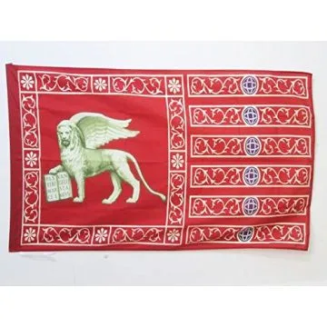 DRAPEAU VENISE 90x60cm - DRAPEAU DE VENEZIA 60 x 90 cm Fourreau pour hampe